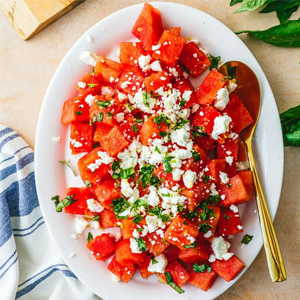 Watermelon Feta Cheese Salad